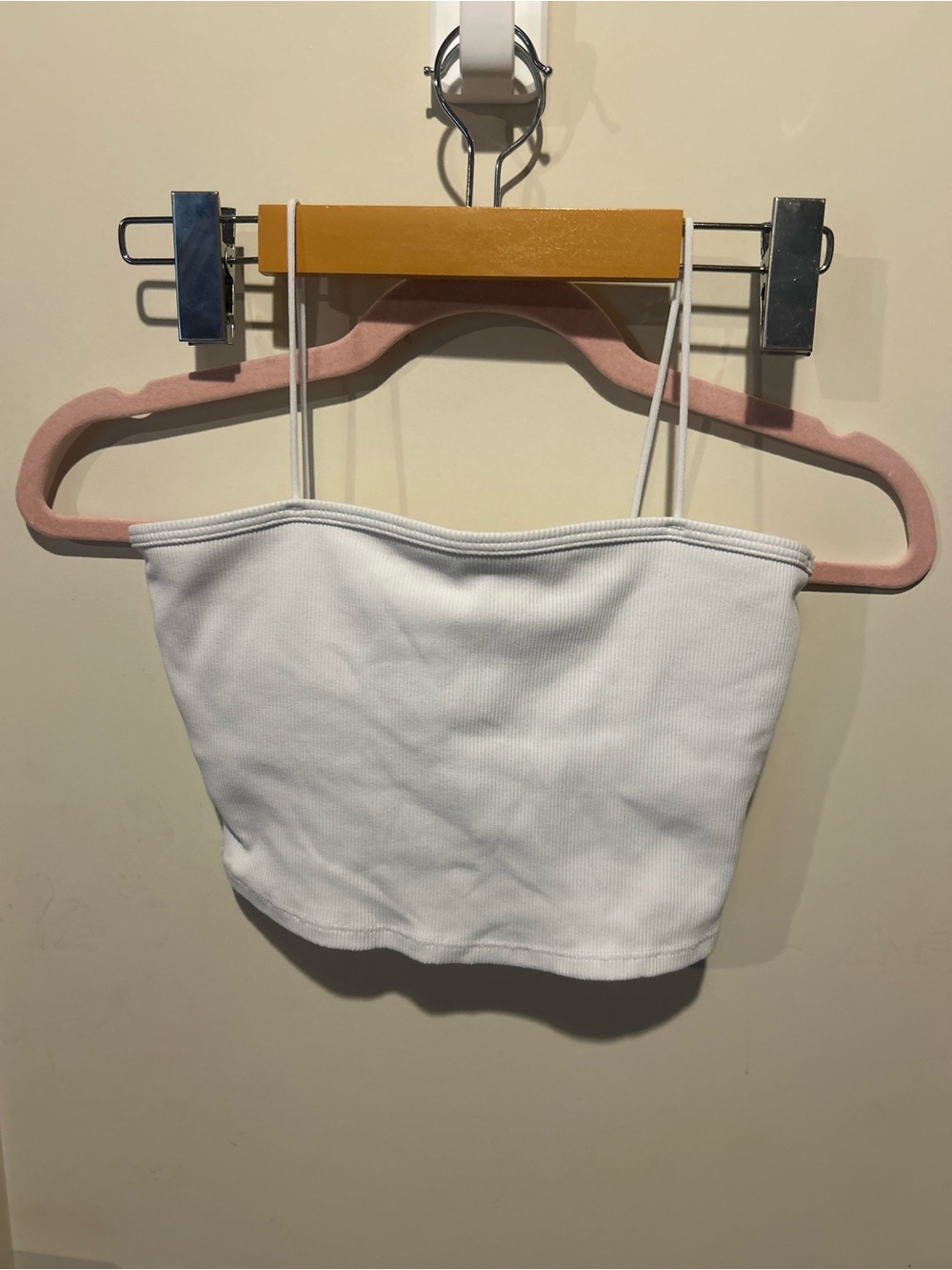 Alo goddess ribbed bandeau top